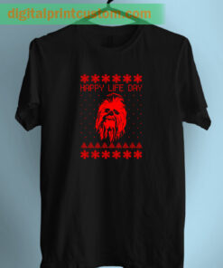 Chewbacca Star wars Happy Life Day Unisex T Shirt