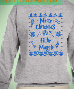 Harry Potter Muggle Merry Christmas Unisex Sweatshirts