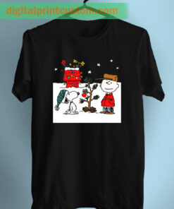 Snoopy and Charlie Brown Unisex T Shirt