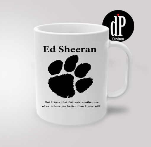 Ed Sheeran Lyrics Coffee Mug 110z