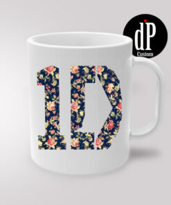 One Direction Floral Coffee Mug 11oz