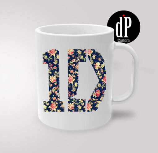 One Direction Floral Coffee Mug 11oz