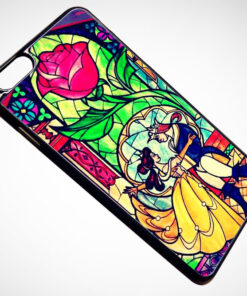 Beauty The Beast Stained Glass iPhone and Samsung Cases