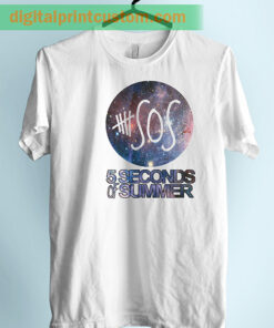 5 Second of Summer Nebula Galaxy Unisex Adult TShirt