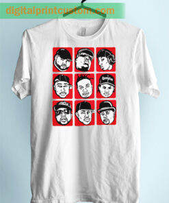 Classic Hiphop Legend Collage Unisex Adult Tshirt