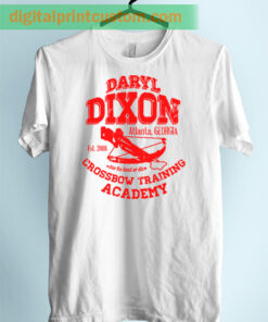 Daryl Dixon Walking Dead Crossbow Training Unisex Adult Tshirt