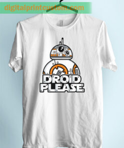 Starwars BB8 Droid Please Unisex Adult T Shirt