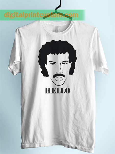 Hello Lionel Richie Unisex Adult Tshirt