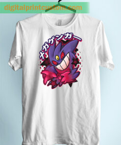 Pokemon Mega Gengar Unisex Adult Tshirt