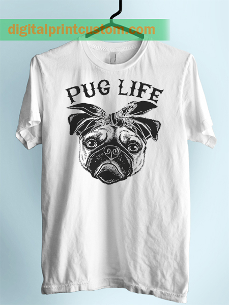 Pug Life Thug Lifestyle Unisex Adult Tshirt