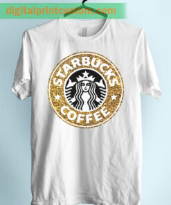 Starbucks Coffee Glitter Unisex Adult Tshirt