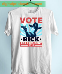 Vote Rick Grimes For President T Shirt Men and Women