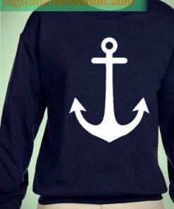 Anchor Sweater Navy Blue Sweatshirt