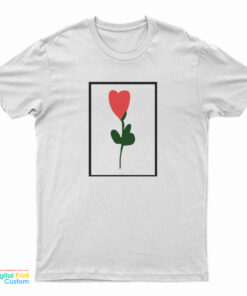 Friends Tv Show Rachel Green Rose Heart T-Shirt