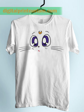 Anime Sailor Moon White Cat T-shirt By Digitalprintcustom