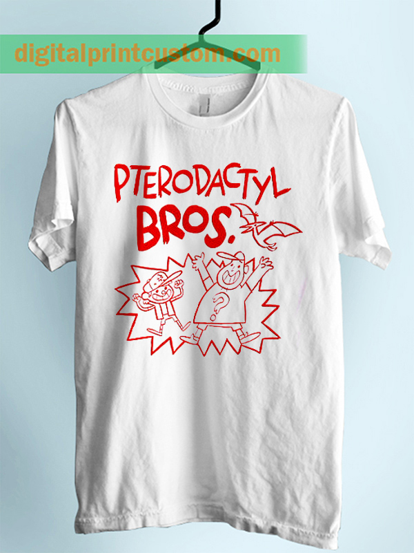 Pterodactyl Bros T-shirt By Digitalprintcustom GILDAN 100%