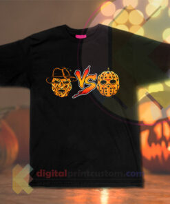 Freddy vs Jason Pumpkin Mask T-shirt