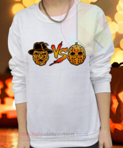 Freddy vs Jason Pumpkin Mask Sweatshirts