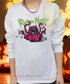 Rick And Morty Monster Crewneck Sweatshirts