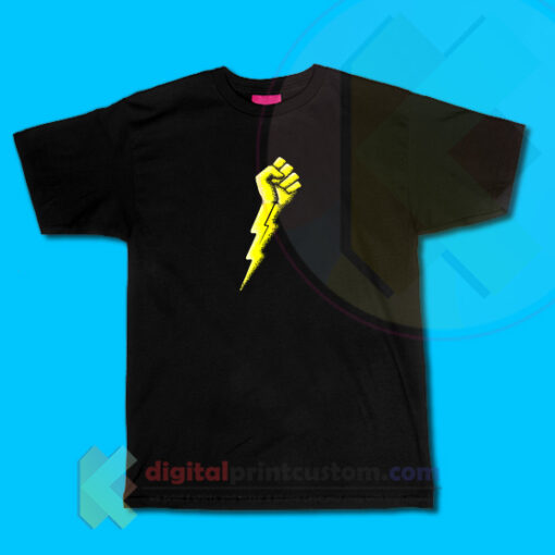 Lightning Bolt Distressed Hand T-shirt