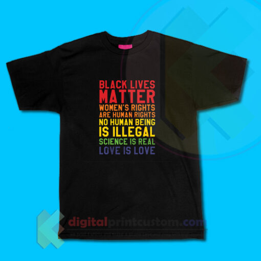 Black Lives Love Is Love T-shirt