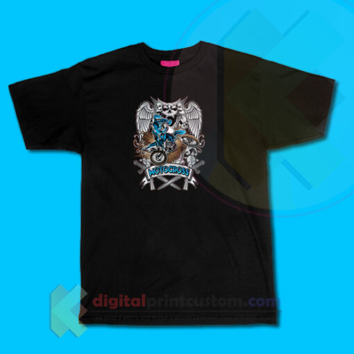 Motocross Skull Rider T-shirt