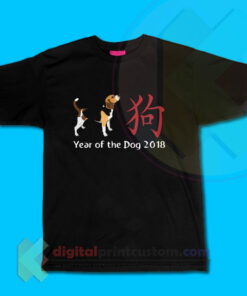 Year Of The Dog 2018 Chinese New Year Beagle T-shirt