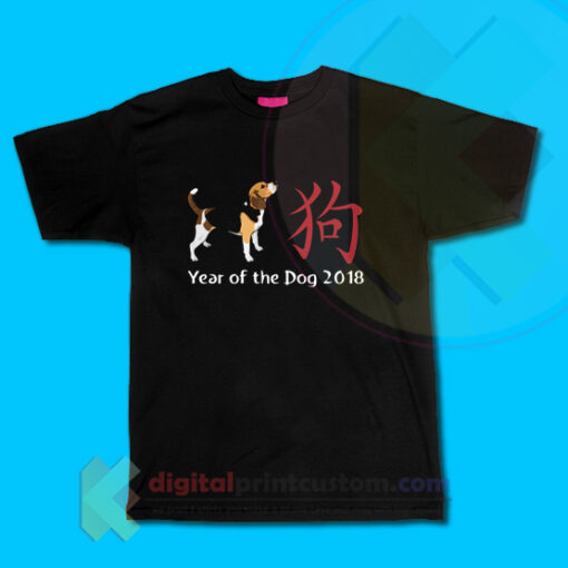 Year Of The Dog 2018 Chinese New Year Beagle T-shirt