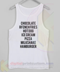 Chocolate French Fries Tank Top