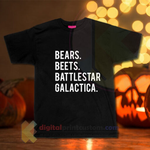 Bears Beets Battlestar Galatica T-shirt