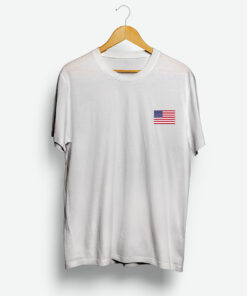 USA Flag Pocket Looks T Shirt