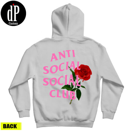 Anti Social Social Club With Roses Hoodie