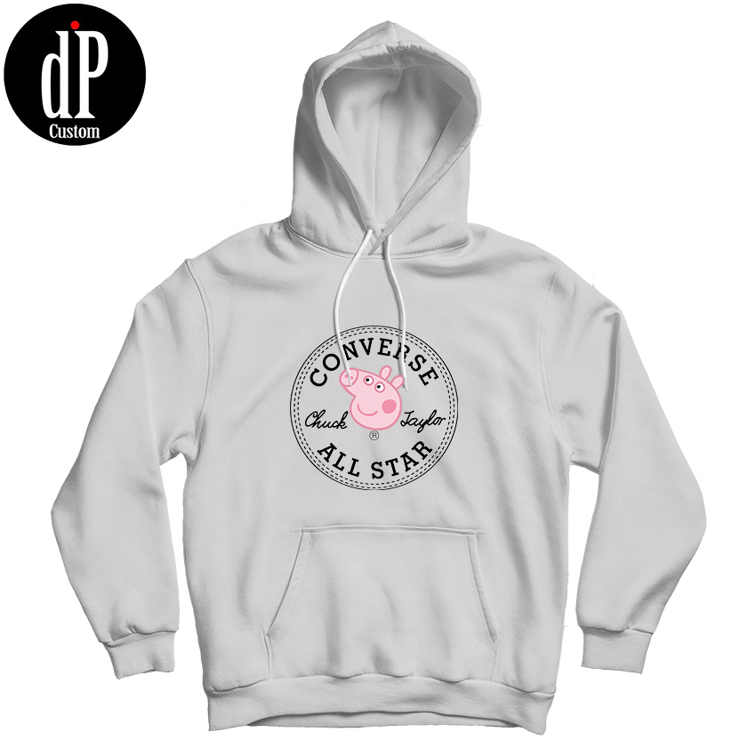 pink converse hoodie