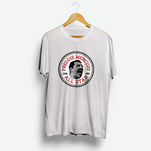 Freddie Mercury Converse All Star Icon Men's T-Shirt