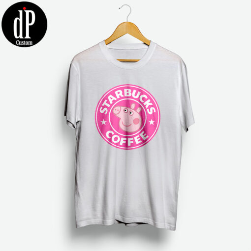 Starbuck X Peppa Pig Parody T-Shirt