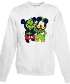 The Grinch Mickey Mouse Christmas Sweatshirt