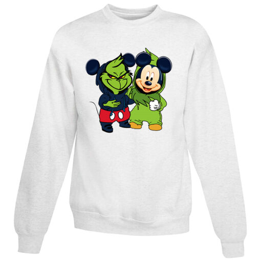 The Grinch Mickey Mouse Christmas Sweatshirt