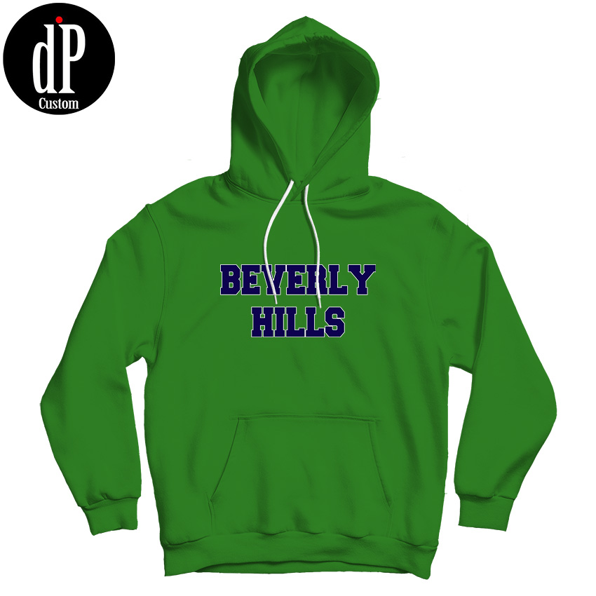 green beverly hills hoodie