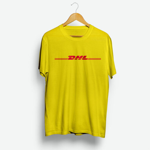 Yellow DHL T-Shirt All Size