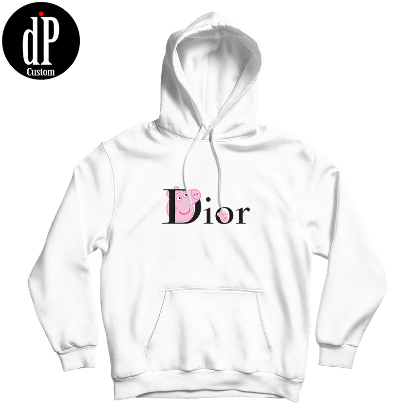 dior pink hoodie