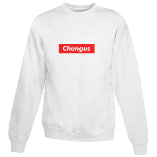 For Sale Big Chungus Red Box Logo Memes Parody Sweatshirt