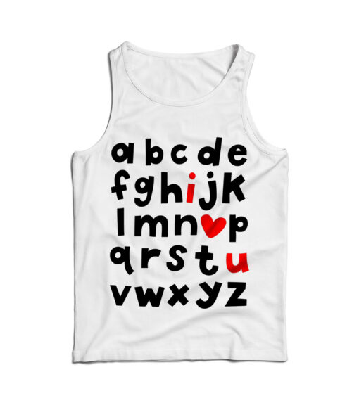 For Sale Easy Valentine Days ABC Cheap Tank Top