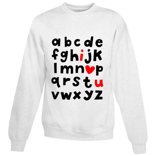 For Sale Easy Valentine Days ABC Cheap Sweatshirt