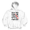 For Sale Easy Valentine Days ABC Cheap Hoodie
