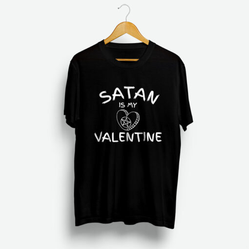For Sale Satan Is My Valentine Unisex Adult T-Shirt