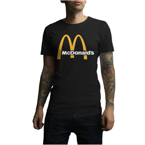 For Sale McDonald's Arch Logo Cheap Custom T-Shirt