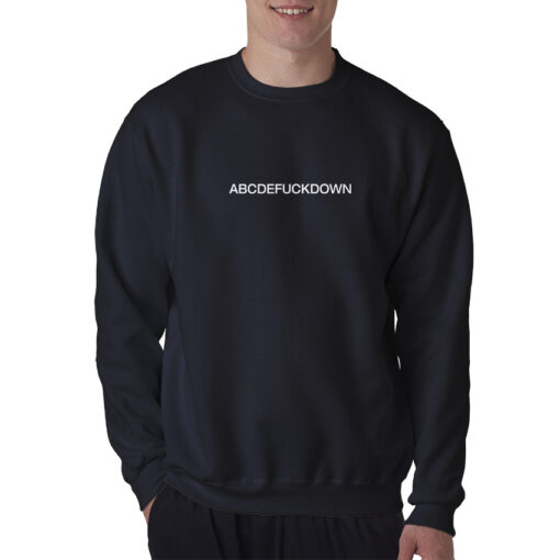 For Sale Comme Des Fuckdown ABCDEFUCKDOWN Sweatshirt