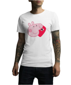 For Sale Comme Des Garcons Play X Peppa Pig Parody T-Shirt