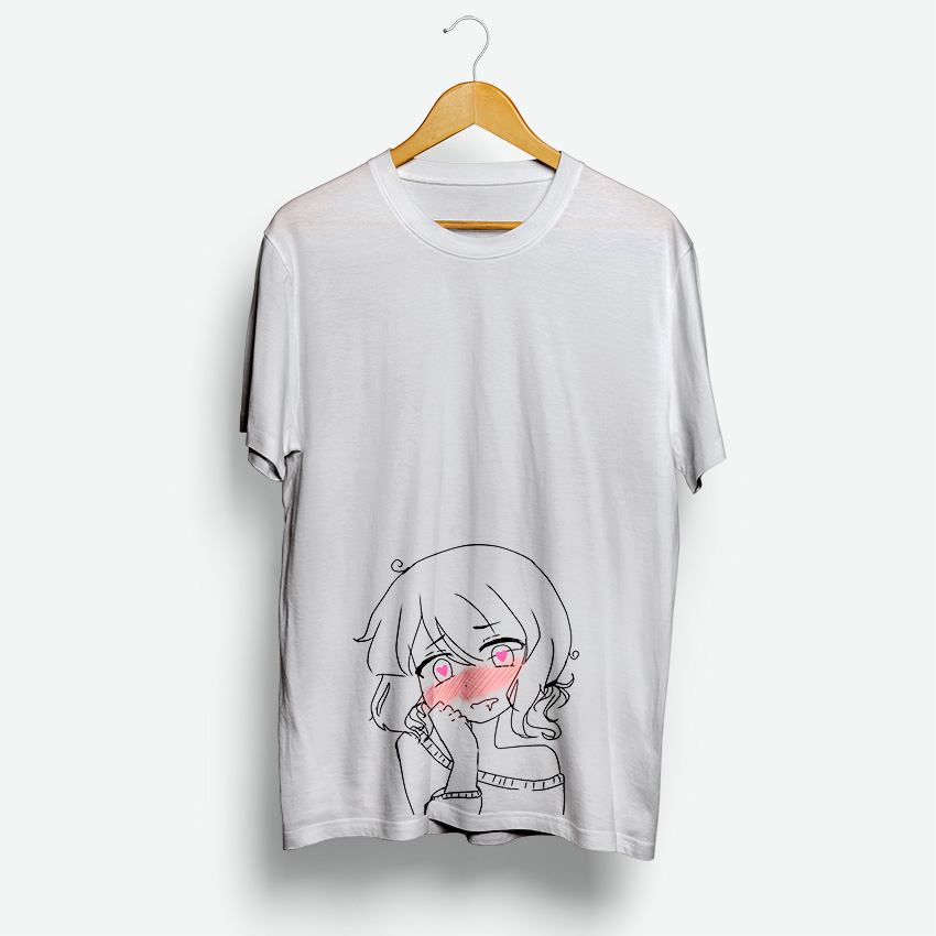 For Sale Ahegao Funny Hentai Anime T-shirt For Men's And Women's