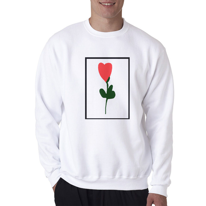 For Sale Flower Heart Cheap Funny Hoodie For Men's And Women's